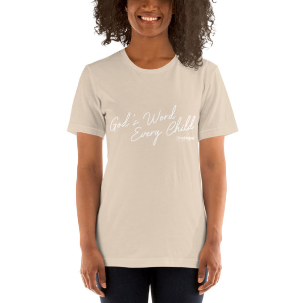 God’s Word. Every Child. Script T-shirt - Image 6